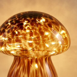 Onoki Decorative LED Mushroom Lamp in Glass - thumbnail 4