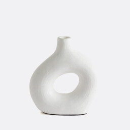 Kuro 25cm High Decorative Ceramic Vase - thumbnail 1