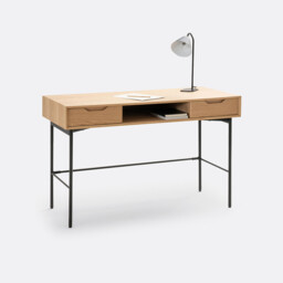 Noyeto Wood & Metal Desk - thumbnail 1