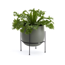 Kuza 27cm Diameter Raised Ceramic Planter - thumbnail 3