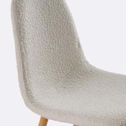 Set of 2 Polina Boucle Dining Chairs - thumbnail 3