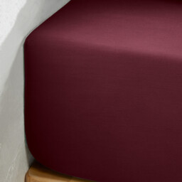 Victor Plain Washed Cotton Satin 300 Thread Count Fitted Sheet - thumbnail 2