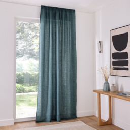 Onega Washed Linen Curtain with Pencil Pleat and Wave - thumbnail 3