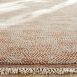 Dalmia Checkerboard Wool & Cotton Hand-Knotted Rug - thumbnail 2