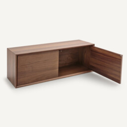 Archivita Cabinet in Walnut Veneer W110 X D35cm - thumbnail 3