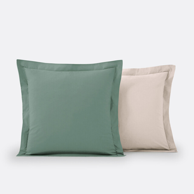 Two-Tone Cotton Pillowcase - image 1