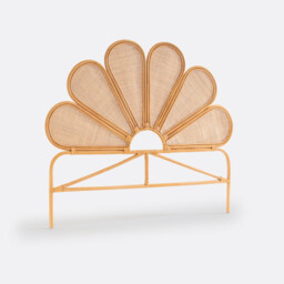 Flores Vintage Rattan Headboard - thumbnail 1
