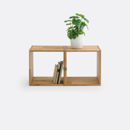 Set of 2 Edgar Storage Cubes in Solid Oak - thumbnail 4