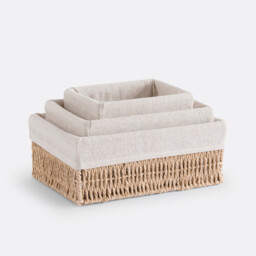 Set of 3 Papeli Paper Rope Baskets - thumbnail 3