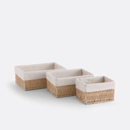 Set of 3 Papeli Paper Rope Baskets