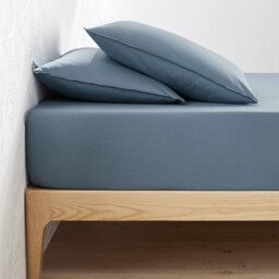 Scenario 30cm Plain Washed Cotton Fitted Sheet - thumbnail 1