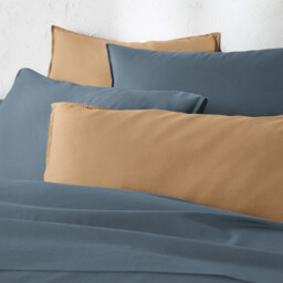 Scenario 30cm Plain Washed Cotton Fitted Sheet - thumbnail 3
