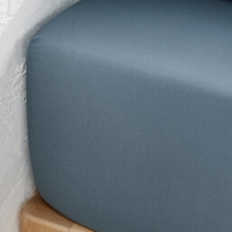 Scenario 30cm Plain Washed Cotton Fitted Sheet - thumbnail 2
