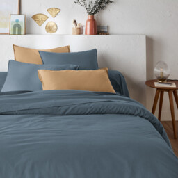 Scenario 30cm Plain Washed Cotton Fitted Sheet - thumbnail 4