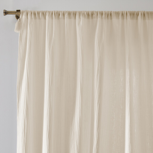 Kumla Cotton Muslin Curtain Panel - image 1