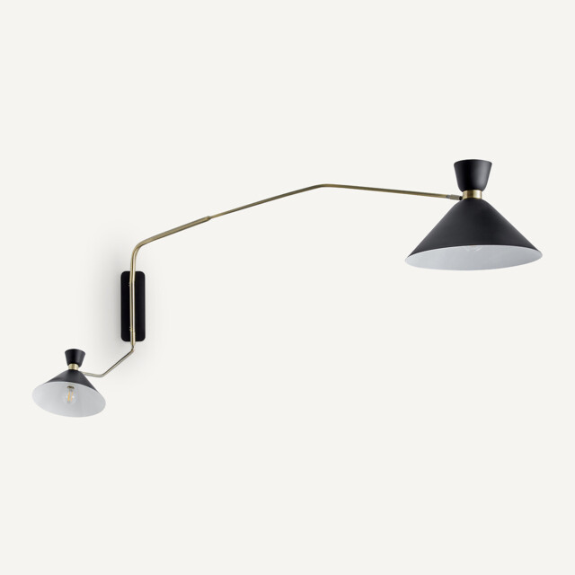 Zoticus Aged Brass XL Double Wall Light - image 1
