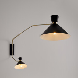 Zoticus Aged Brass XL Double Wall Light - thumbnail 3