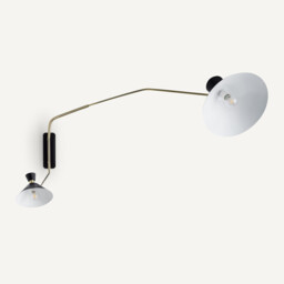 Zoticus Aged Brass XL Double Wall Light - thumbnail 4