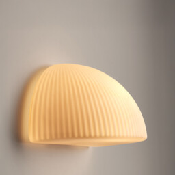 Loulou Wall Light in Striated Opaline Glass - thumbnail 4