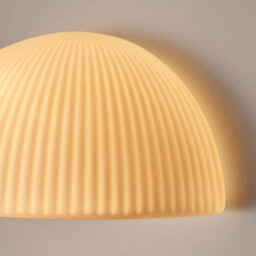 Loulou Wall Light in Striated Opaline Glass - thumbnail 3