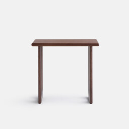 Douve Solid Walnut, Veneer and Solid Ash Console Table, Width 80cm - thumbnail 2