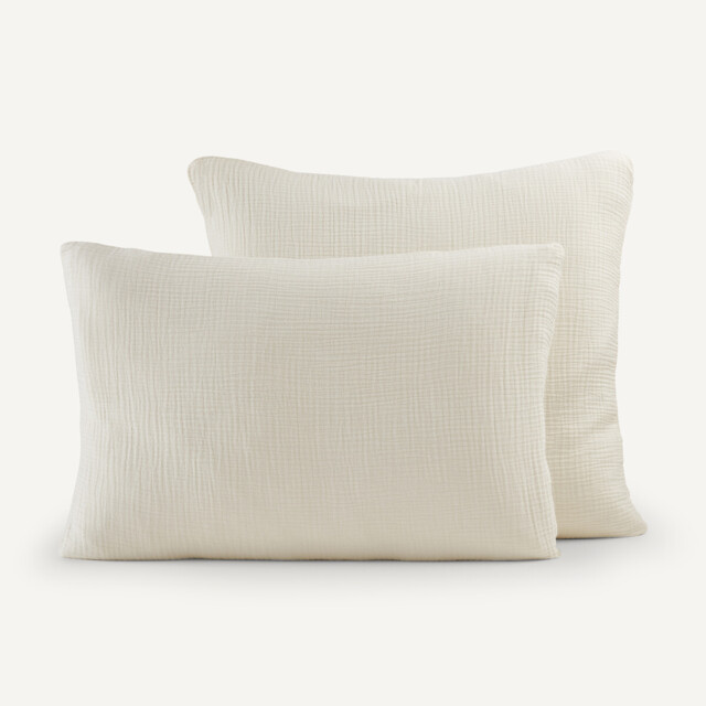 Yafa 100% Organic Cotton Muslin 200 Thread Count Pillowcase - image 1