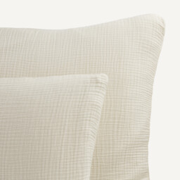 Yafa 100% Organic Cotton Muslin 200 Thread Count Pillowcase - thumbnail 3