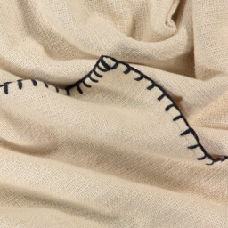 Raoul Basket Weave Cotton Blanket - thumbnail 3