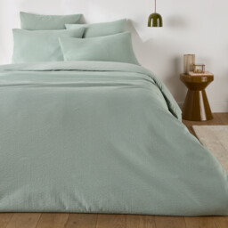 Seersucker Washed Cotton Pillowcase - thumbnail 2