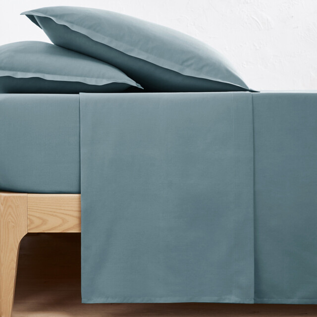 Scenario Plain Cotton Percale Flat Sheet - image 1