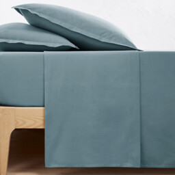 Scenario Plain Cotton Percale Flat Sheet - thumbnail 1