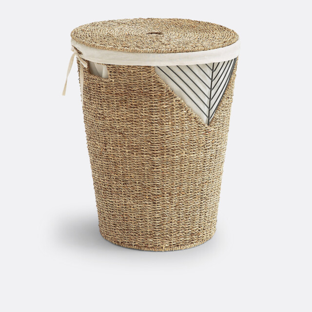 Tressie Woven Laundry Basket - image 1
