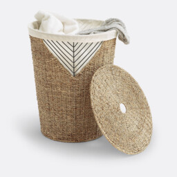 Tressie Woven Laundry Basket - thumbnail 3
