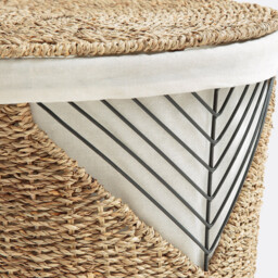 Tressie Woven Laundry Basket - thumbnail 4