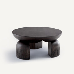 Lotus Tripod Coffee Table in Mango Wood