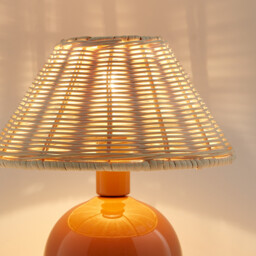 Alios Ceramic & Rattan Table Lamp - thumbnail 4