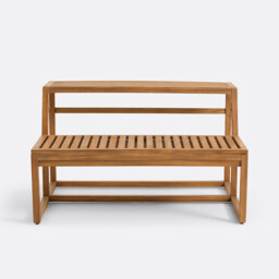 Talia Solid Acacia Garden Table Bench - thumbnail 3