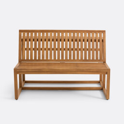 Talia Solid Acacia Garden Table Bench - thumbnail 4