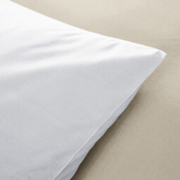 Scenario Plain Organic Cotton Percale Duvet Cover - thumbnail 3