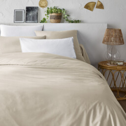 Scenario Plain Organic Cotton Percale Duvet Cover