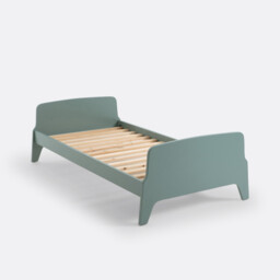Adil Vintage Retro Style Single Bed with Bed Base - thumbnail 4