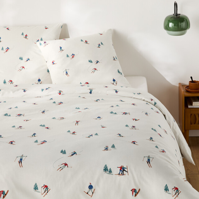 Tout Schuss Duvet Cover Set in 30% Recycled Cotton with Square Pillowcase - image 1