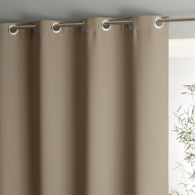 Voda Blackout Radiator Curtain with Eyelets