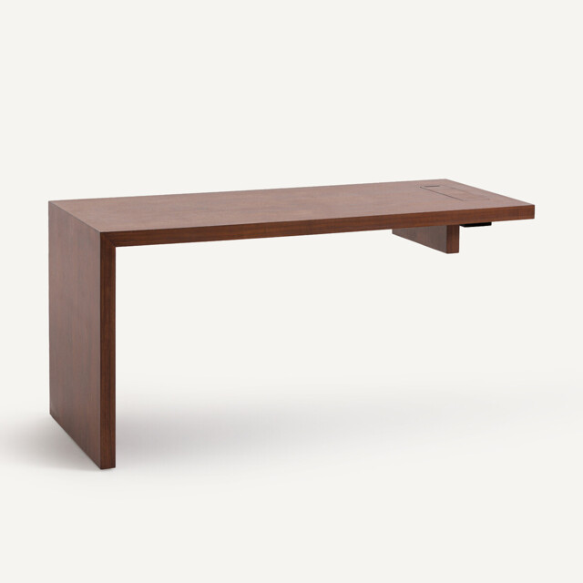 Mikube Walnut Veneer Desk Top, Width 150cm - image 1