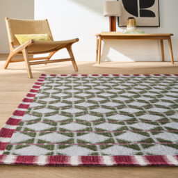 Yse Geometric Print Rug