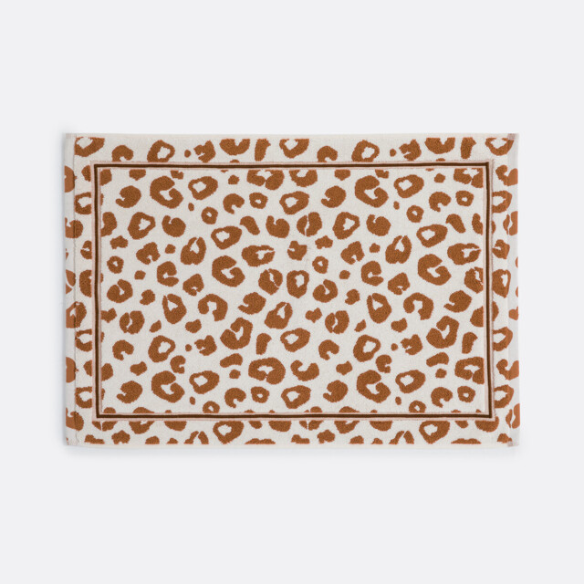 Zani Printed Bouclé Towelling 1100g Bath Mat - image 1