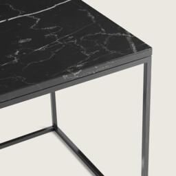Mahaut Marble & Metal Side Table - thumbnail 4