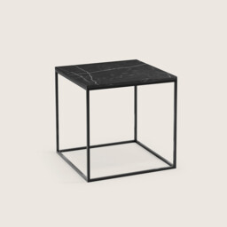 Mahaut Marble & Metal Side Table