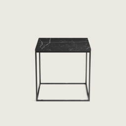 Mahaut Marble & Metal Side Table - thumbnail 3