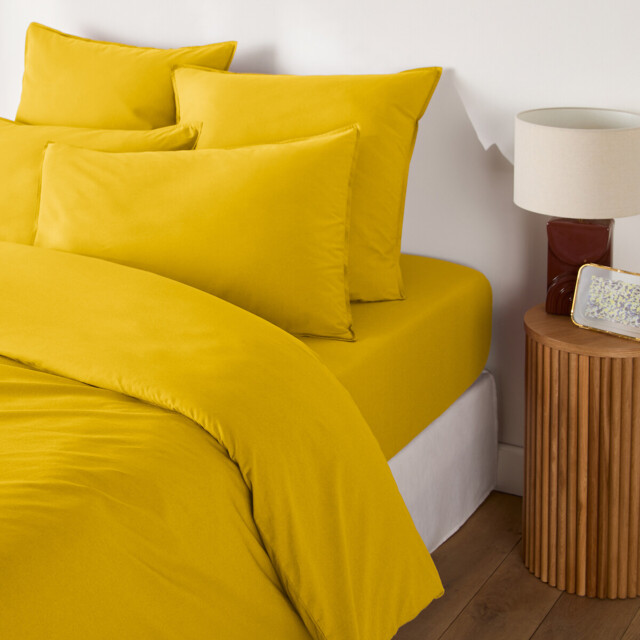Scenario Plain 100% Washed Cotton Duvet Cover - image 1